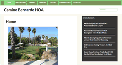 Desktop Screenshot of caminobernardohoa.com